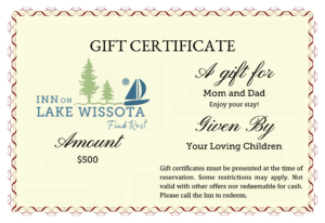 Image of Inn on Lake Wissota Gift Certificate