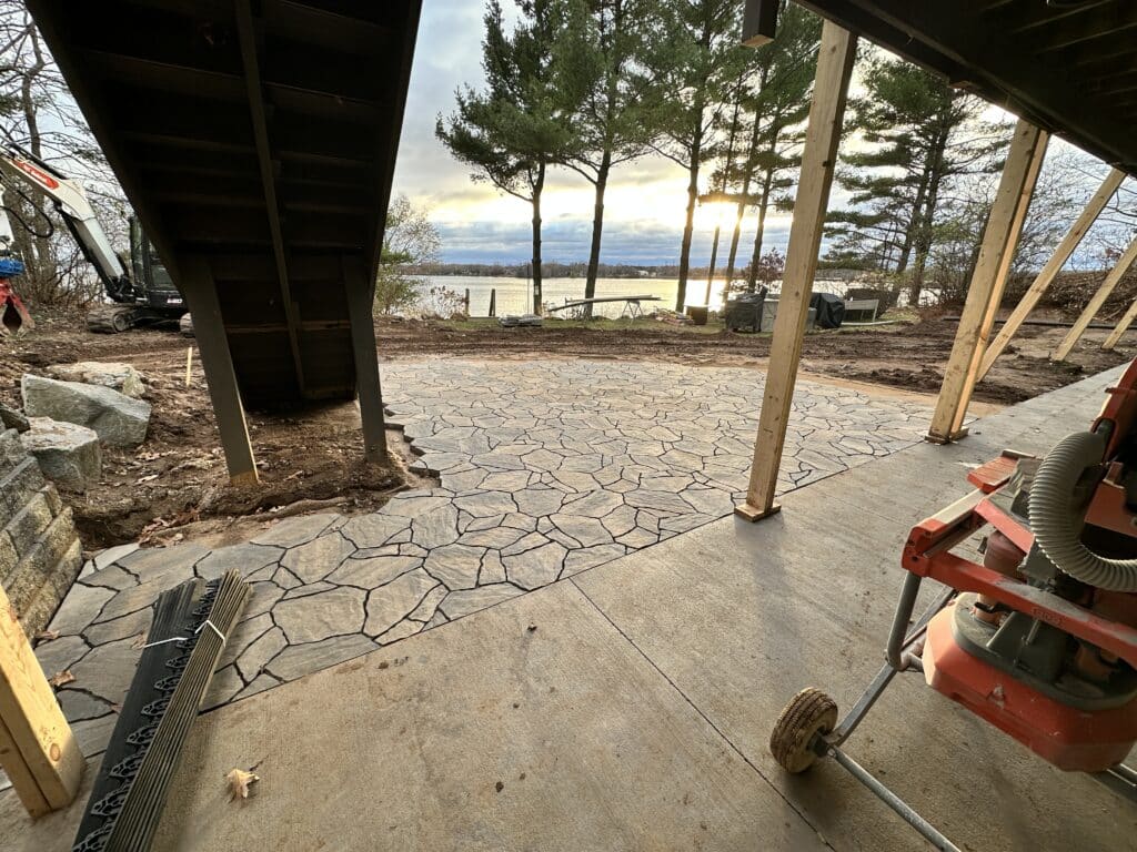 Picture of backyard patio